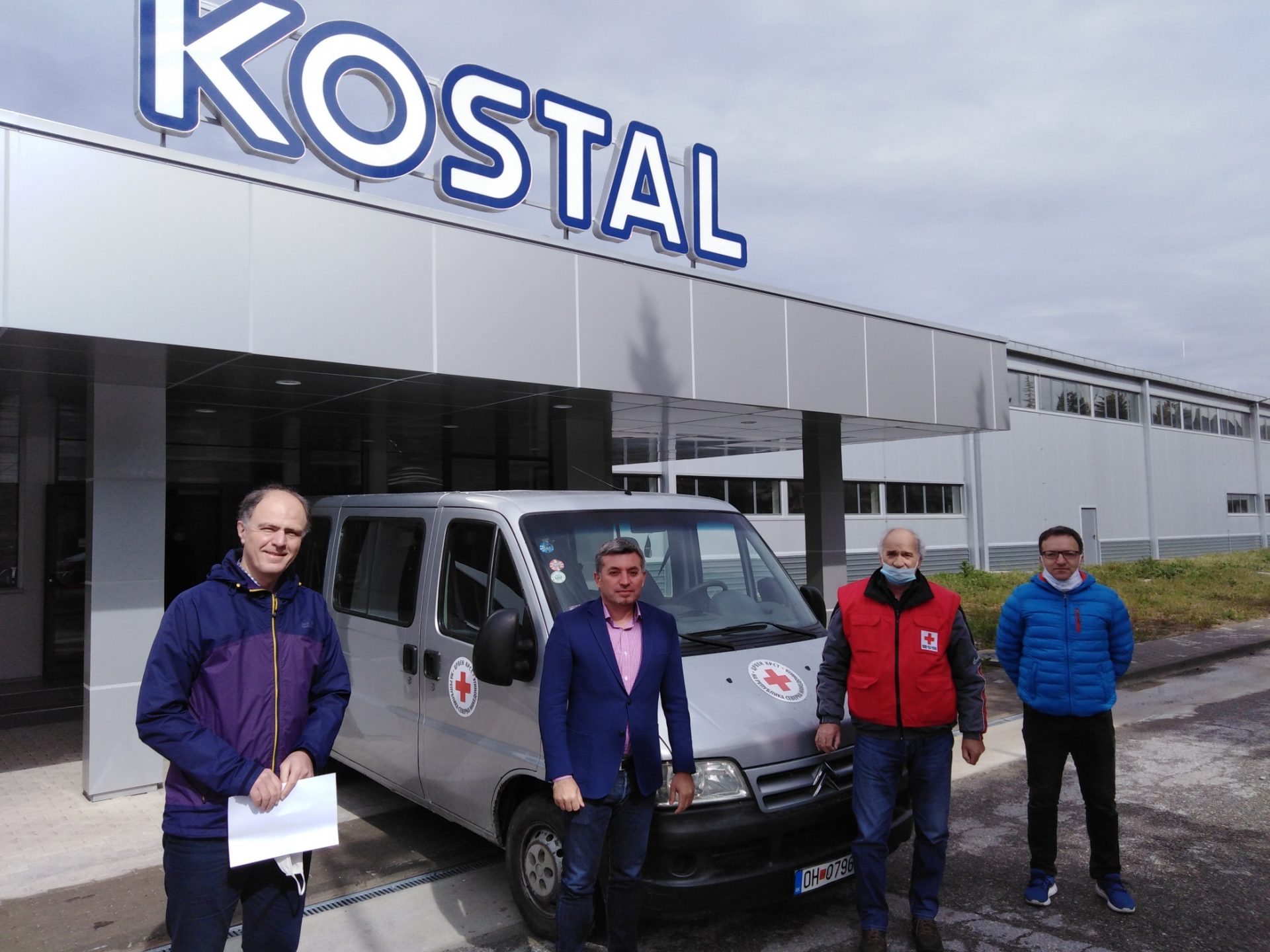 Kostal Macedonia Dooel Ohrid granted a donation to the public health and the red cross ohrid
